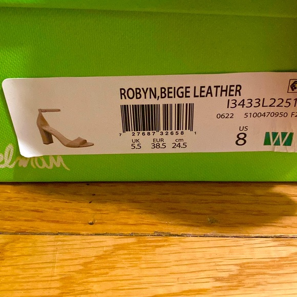 Brand New | Sam Edelman | Leather Open Toed Heels - Picture 1 of 4